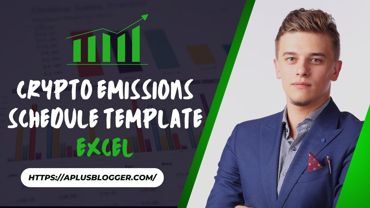 crypto emissions schedule template excel